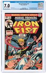 MARVEL PREMIERE #15 MAY 1974 CGC 7.0 FINE/VF (FIRST IRON FIST).