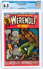 WEREWOLF BY NIGHT #1 SEPTEMBER 1972 CGC 6.5 FINE+.