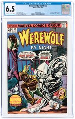 WEREWOLF BY NIGHT #32 AUGUST 1975 CGC 6.5 FINE+ (FIRST MOON KNIGHT).