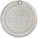 LINCOLN "HONEST OLD ABE" HIGH RELIEF CAMPAIGN MEDAL DeWITT 1864-4.