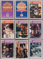 "DOCTOR WHO TRADING CARDS" BRITISH CARD & BINDER LOT.