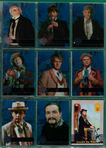 "DOCTOR WHO TRADING CARDS" BRITISH CARD & BINDER LOT.