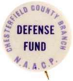 "DEFENSE FUND NAACP" CIVIL RIGHTS BUTTON.
