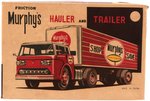 MURPHY'S VARIETY STORE JAPAN FRICTION TIN TRUCK AND TRAILER IN BOX.