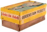 GORDEN'S FARM PRODUCTS JAPAN FRICTION TIN DELIVERY TRUCK IN BOX.