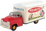 GOLDEN PEANUTS VAN TRUCK JAPAN FRICTION TIN TRUCK IN BOX.