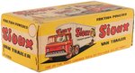 LINEMAR SIOUX FREIGHT CARRIERS FRICTION TIN TRUCK AND TRAILER IN BOX.