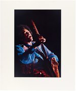 JIMI HENDRIX PHOTOGRAPH BY JIM MARSHALL ON SIGNED & NUMBERED MATTE- EDITION OF 50.