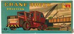 CRANE TRUCK JAPAN FRICTION TIN VEHICLE IN BOX.