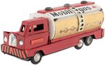 CRAGSTAN MOBIL GAS TRUCK JAPAN FRICTION TIN VEHICLE IN BOX.