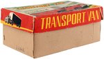 OVERLAND TRANSPORT VAN JAPAN FRICTION TIN TRUCK AND TRAILER IN BOX.
