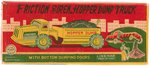 LINEMAR FRICTION SIREN HOPPER DUMP TRUCK JAPAN TIN VEHICLE IN BOX.