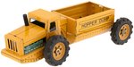 LINEMAR FRICTION SIREN HOPPER DUMP TRUCK JAPAN TIN VEHICLE IN BOX.