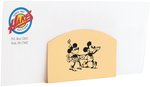 MICKEY & MINNIE MOUSE CELLULOID LETTER HOLDER.