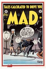 JACK DAVIS & HARVEY KURTZMAN SIGNED & NUMBERED "MAD" COMIC PRINT SET.