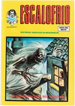 ESCALOFRIO SPANISH COMIC BOOK COVER ORIGINAL ART BY RAFAEL LÓPEZ ESPÍ.