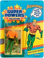 SUPER POWERS AQUAMAN ACTION FIGURE ON 12 BACK US CARD.