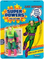 SUPER POWERS LEX LUTHOR ACTION FIGURE ON 12 BACK US CARD.