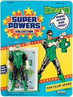 SUPER POWERS GREEN LANTERN ACTION FIGURE ON 12 BACK US CARD.