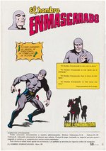 THE PHANTOM "EL HOMBRE ENMASCARADO" #30 SPANISH COMIC BOOK COVER ORIGINAL ART BY J.L. BLUME.