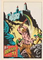 THE PHANTOM "EL HOMBRE ENMASCARADO" #30 SPANISH COMIC BOOK COVER ORIGINAL ART BY J.L. BLUME.