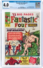 FANTASTIC FOUR ANNUAL #1 1963 CGC 4.0 VG (FIRST LADY DORMA & KRANG).