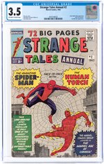 STRANGE TALES ANNUAL #2 1963 CGC 3.5 VG-.