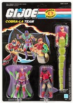 G.I. JOE: A REAL AMERICAN HERO - COBRA-LA TEAM ON CARD.