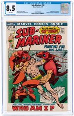 SUB-MARINER #50 JUNE 1972 CGC 8.5 VF+ (FIRST NAMORITA).