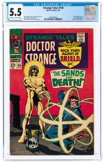 STRANGE TALES #158 JULY 1967 CGC 5.5 FINE- (FIRST FULL LIVING TRIBUNAL).