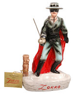 "ZORRO" FIGURAL CERAMIC TRINKET DISH.