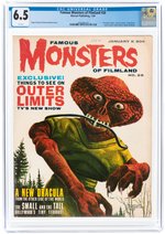 FAMOUS MONSTERS OF FILMLAND #26 JANUARY 1964 CGC 6.5 FINE+.