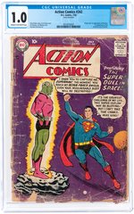 ACTION COMICS #242 JULY 1958 CGC 1.0 FAIR (FIRST BRAINIAC).