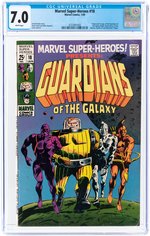 MARVEL SUPER-HEROES #18 JANUARY 1969 CGC 7.0 FINE/VF (FIRST GUARDIANS OF THE GALAXY).