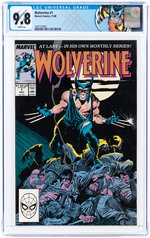 WOLVERINE #1 NOVEMBER 1988 CGC 9.8 NM/MINT (FIRST WOLVERINE AS PATCH).