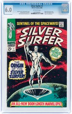 SILVER SURFER #1 AUGUST 1968 CGC 6.0 FINE.