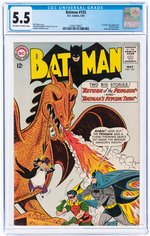 BATMAN #155 MAY 1963 CGC 5.5 FINE- (FIRST SILVER AGE PENGUIN).