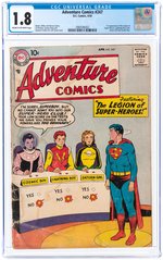 ADVENTURE COMICS #247 APRIL 1958 CGC 1.8 GOOD- (FIRST LEGION OF SUPER-HEROES).