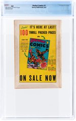 POCKET COMICS #1 AUGUST 1941 CGC 3.0 GOOD/VG (FIRST BLACK CAT).