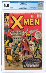 X-MEN #2 NOVEMBER 1963 CGC 5.0 VG/FINE.