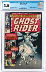 GHOST RIDER #1 FEBRUARY 1967 CGC 4.5 VG+ (FIRST GHOST RIDER - CARTER SLADE).