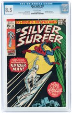 SILVER SURFER #14 MARCH 1970 CGC 8.5 VF+.