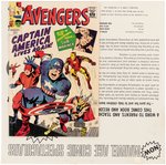 GOLDEN RECORD MARVEL AGE COMIC SPECTACULARS - AVENGERS #4 FACTORY-SEALED COMIC/RECORD SET.
