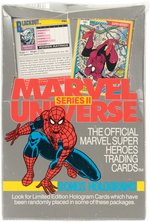 IMPEL MARVEL UNIVERSE SERIES II TRADING CARDS IN FACTORY SEALED BOX.
