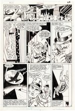 ALL STAR SQUADRON #66 COMIC BOOK PAGE ORIGINAL ART BY ALAN KUPPERBERG.