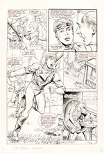 AIRBOY #32 COMIC BOOK PAGE ORIGINAL ART BY RON RANDALL.