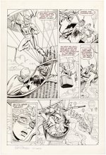 AIRBOY #32 COMIC BOOK PAGE ORIGINAL ART BY RON RANDALL.