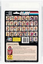 G.I. JOE: A REAL AMERICAN HERO - CRIMSON GUARD SERIES 4/34 BACK AFA 80 NM.