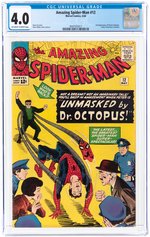 AMAZING SPIDER-MAN #12 MAY 1964 CGC 4.0 VG.