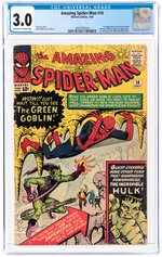 AMAZING SPIDER-MAN #14 JULY 1964 CGC 3.0 GOOD/VG (FIRST GREEN GOBLIN).
